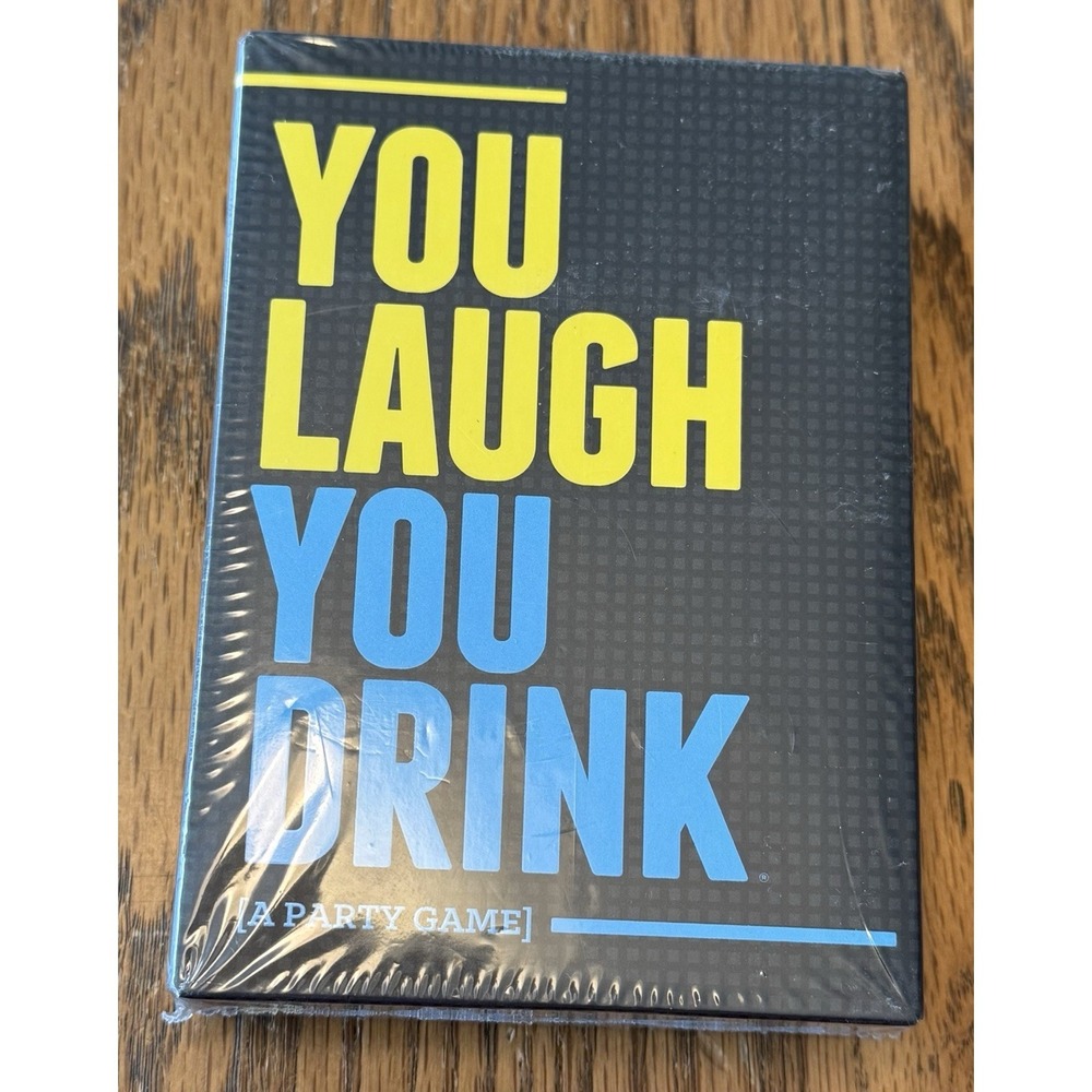 You Laugh You Drink Party Game NEW SEALED